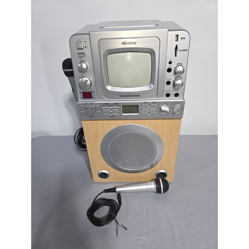 Memorex Karaoke Machine MKS8590 [No Accessories] CD+G 5.5" Monitor (works READ)